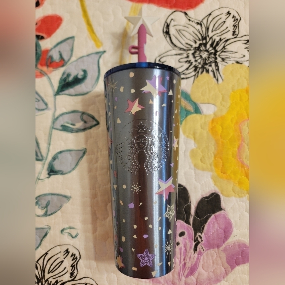 NWT 2023 Holiday Stars Stainless Steel Venti Tumbler Cup